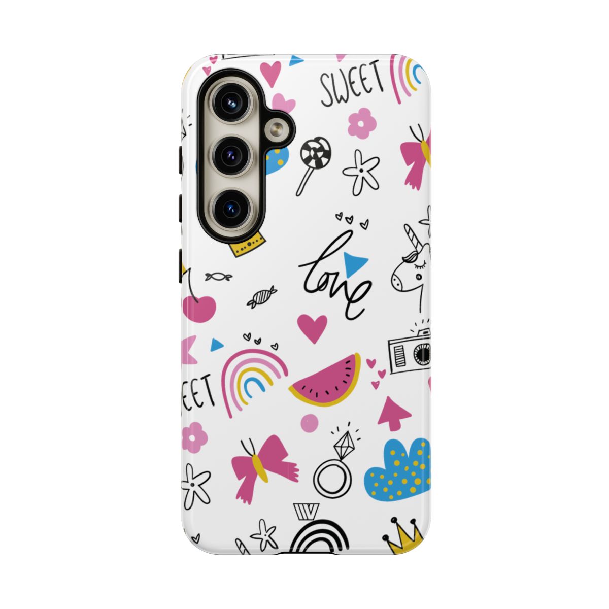 Tough Impact Resistant Phone Case SWEET LOVE