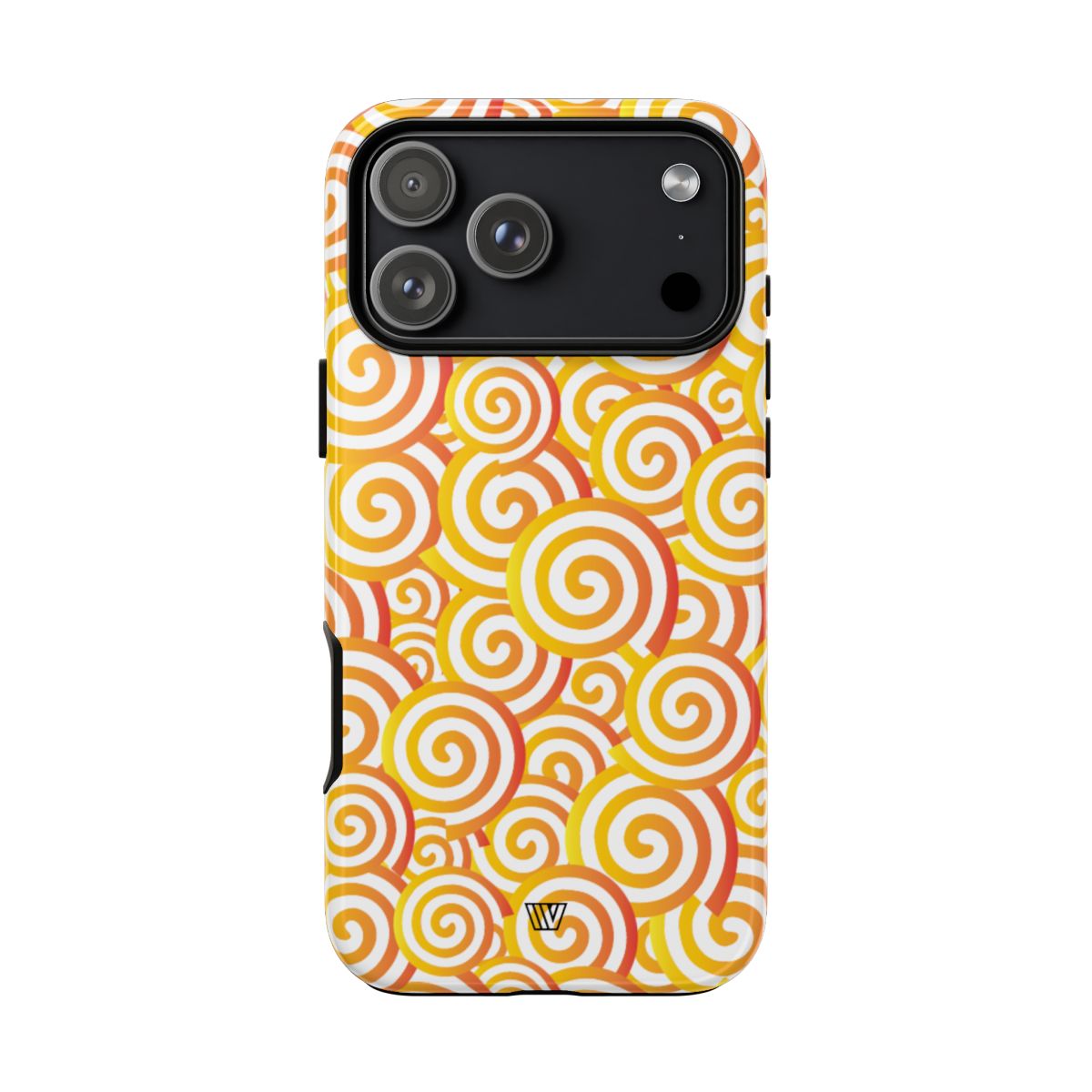 Abstract Spiral Orange Tough Phone Case