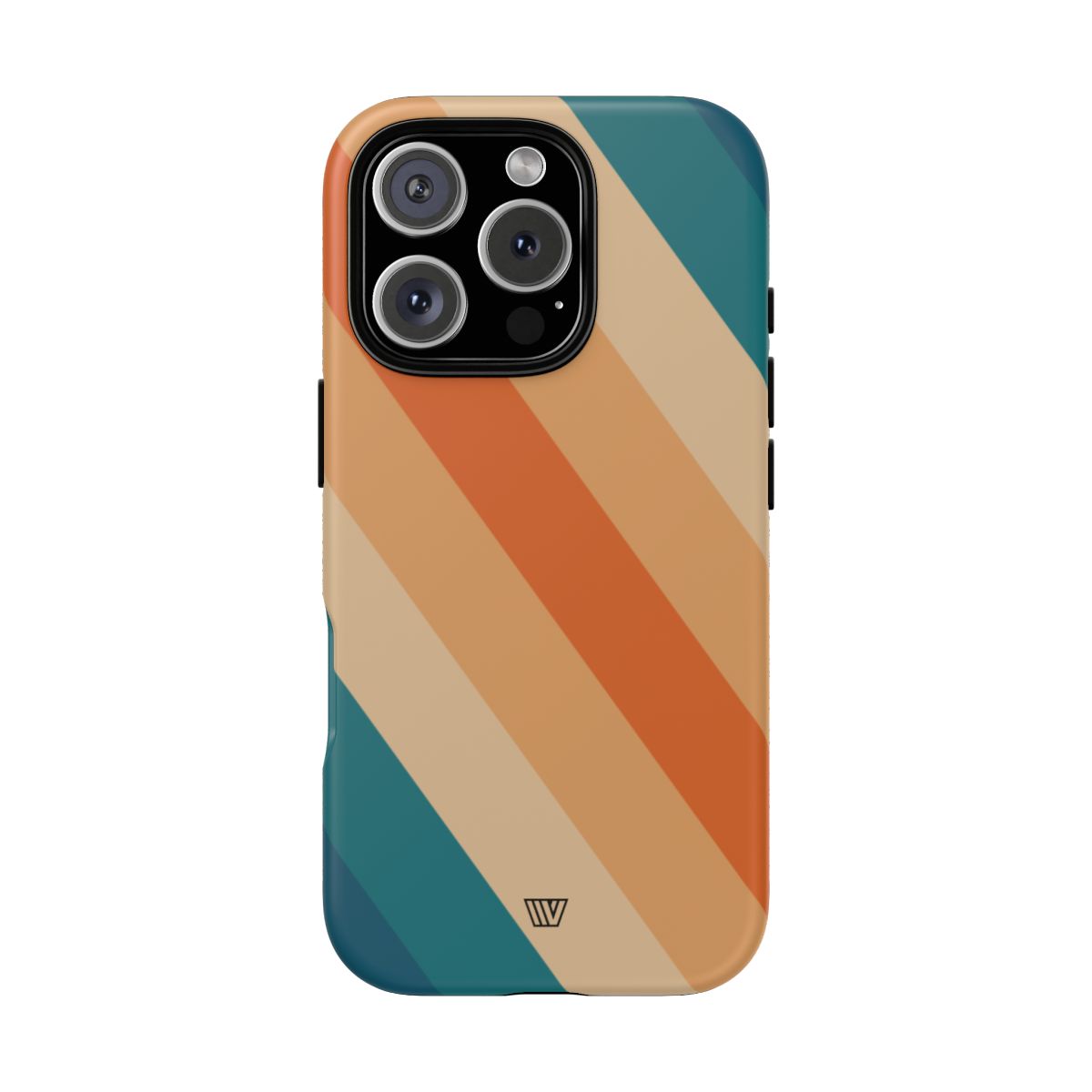 Retro Stripe Tough Phone Case 70s Style
