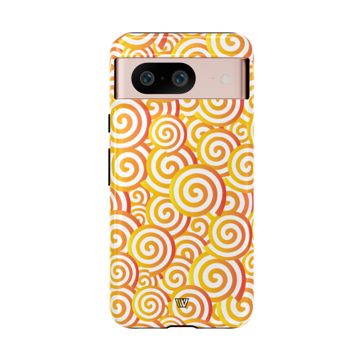 Abstract Spiral Orange Tough Phone Case