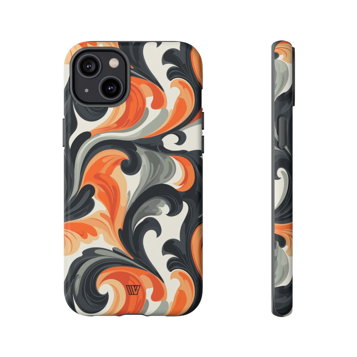 Tough Phone Case Baroque Swirl Polycarbonate Shell Trovvve