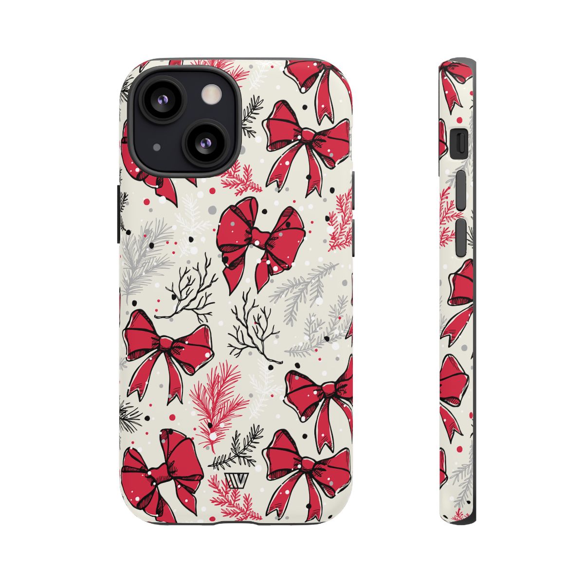 Tough Phone Case Impact-Resistant Dual Layer WINTER BOWS