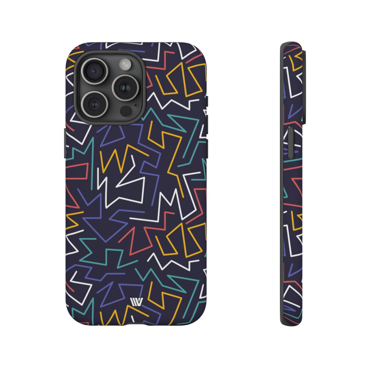 Tough Impact Resistant Phone Case ZIGZAG NIGHT