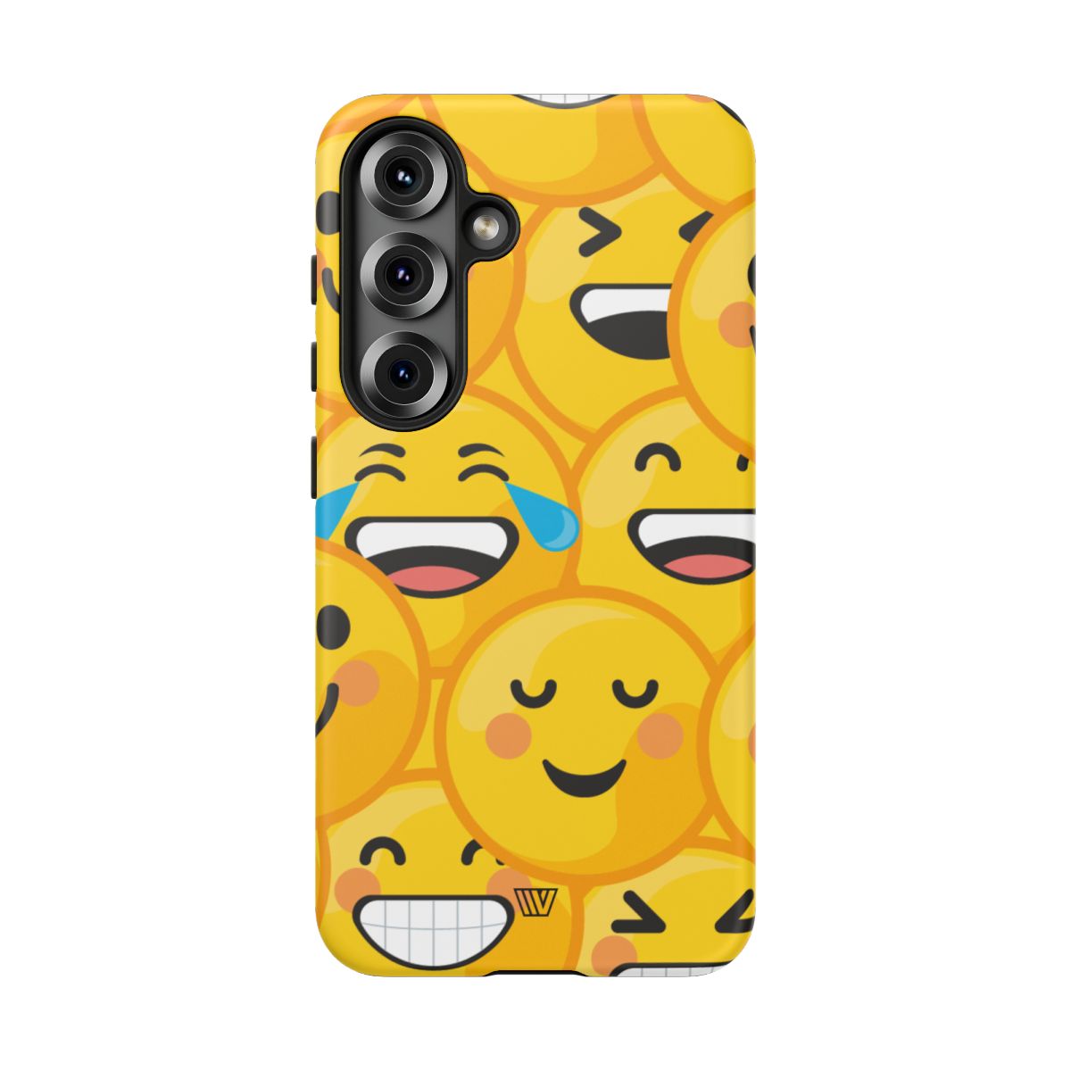 Tough Phone Case Impact-Resistant Dual-Layer Polycarbonate EMOJI FACES