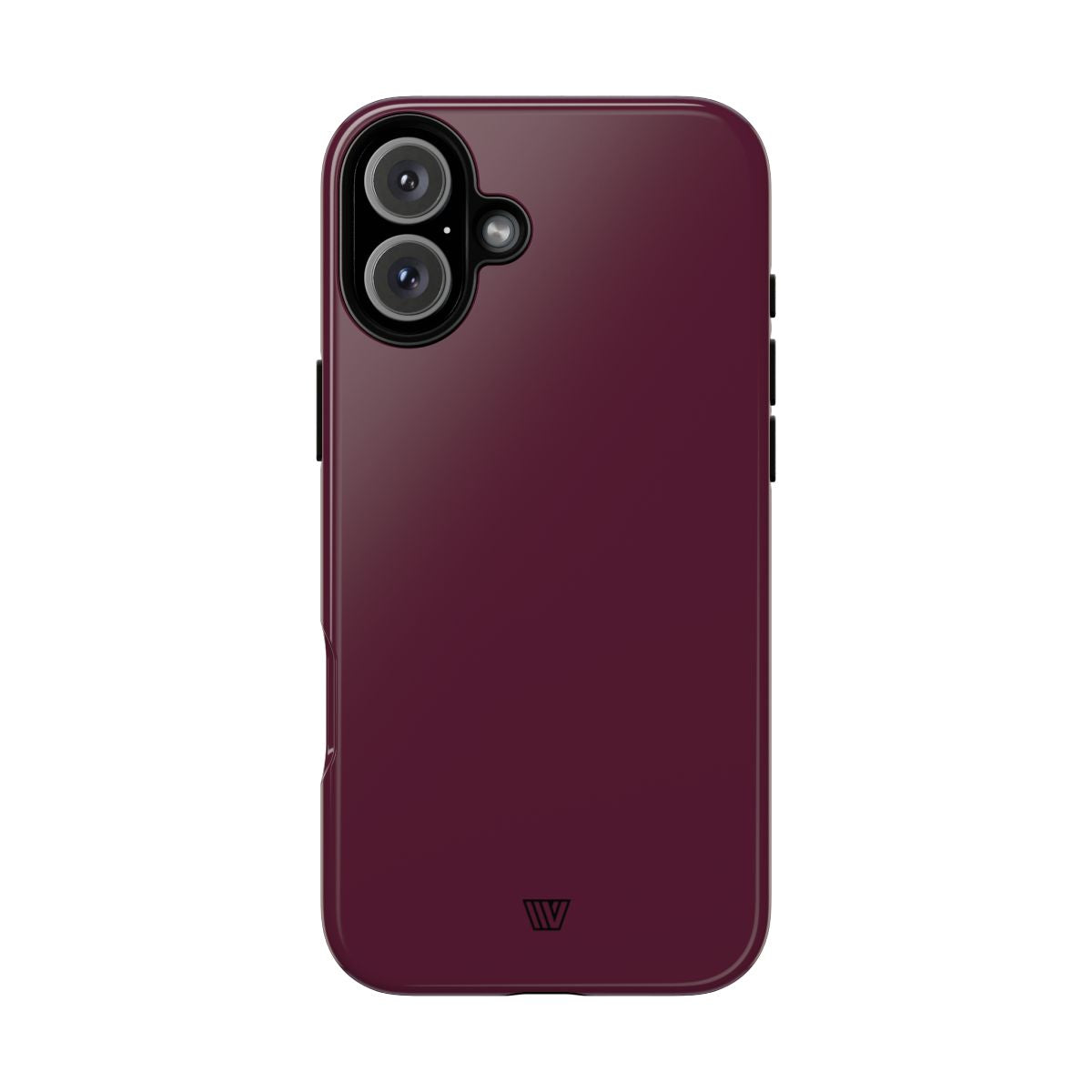 Tough Phone Case Wine Berry Protective Dual-Layer Polycarbonate Shell