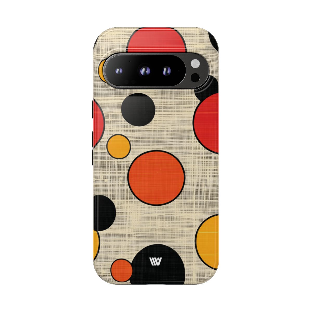 Tough Phone Case Mid-Century Dots Protective Cover