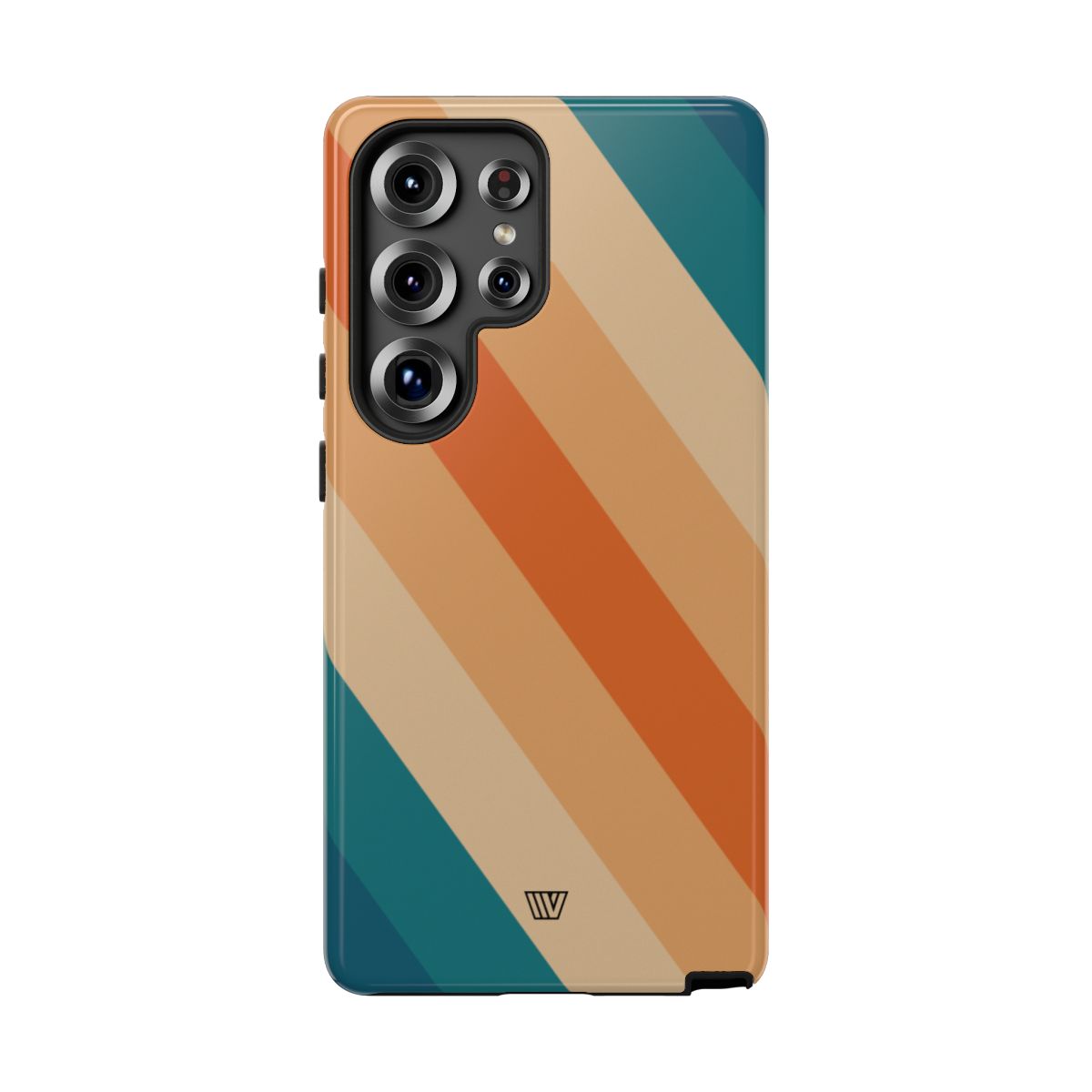 Retro Stripe Tough Phone Case 70s Style