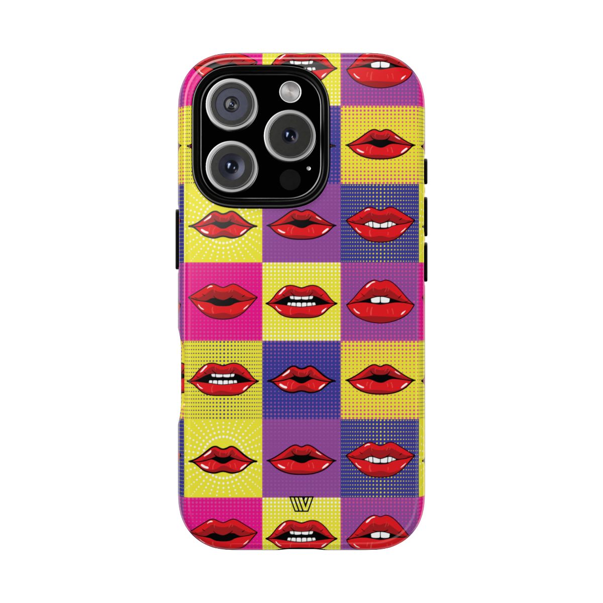 Tough Phone Case Dual-layer Protection POP ART LIPS