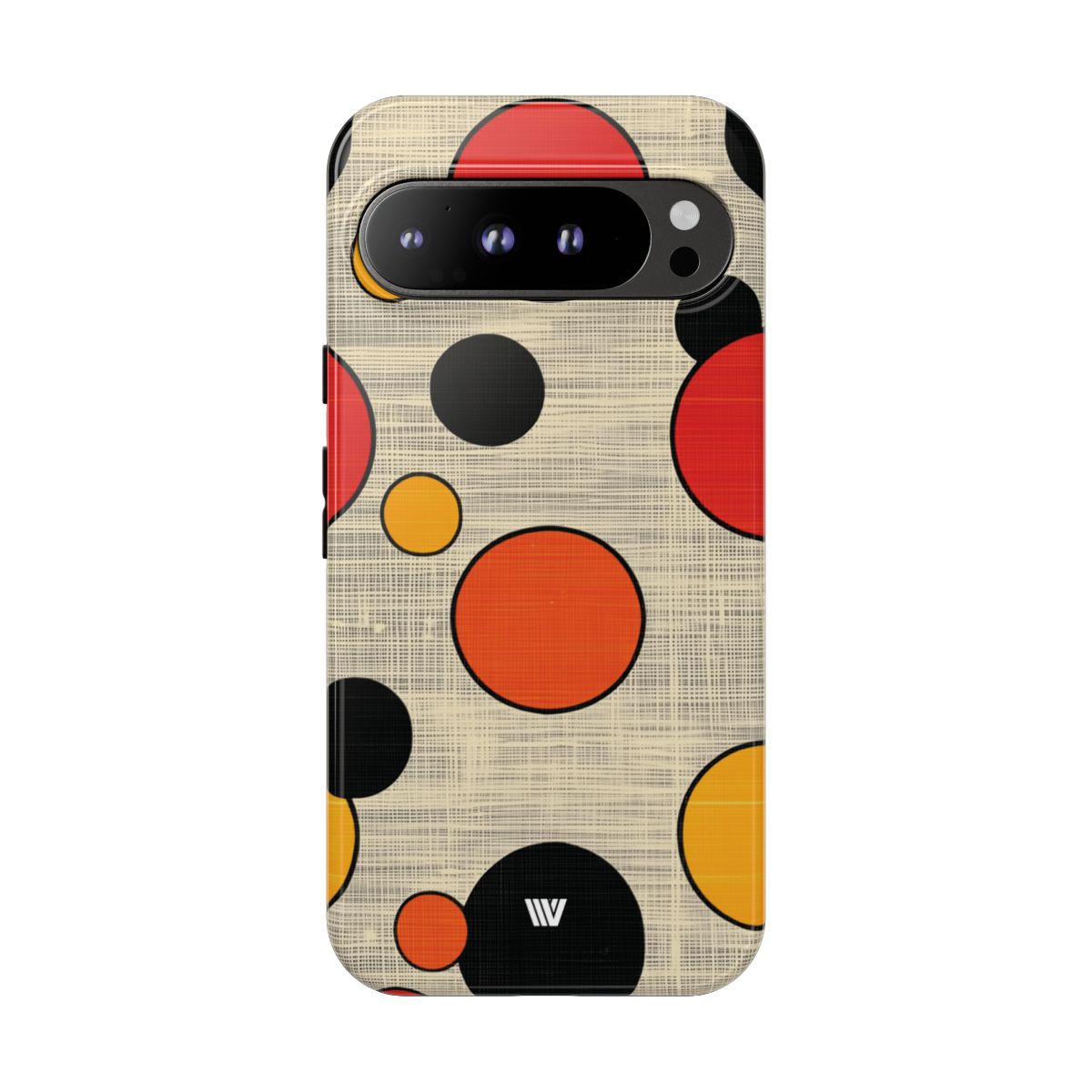 Tough Phone Case Mid-Century Dots Protective Cover