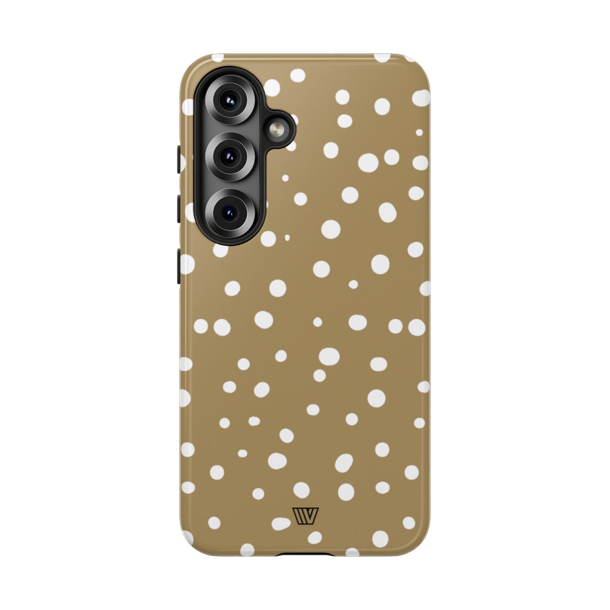 Dark Beige Dots Tough Phone Case