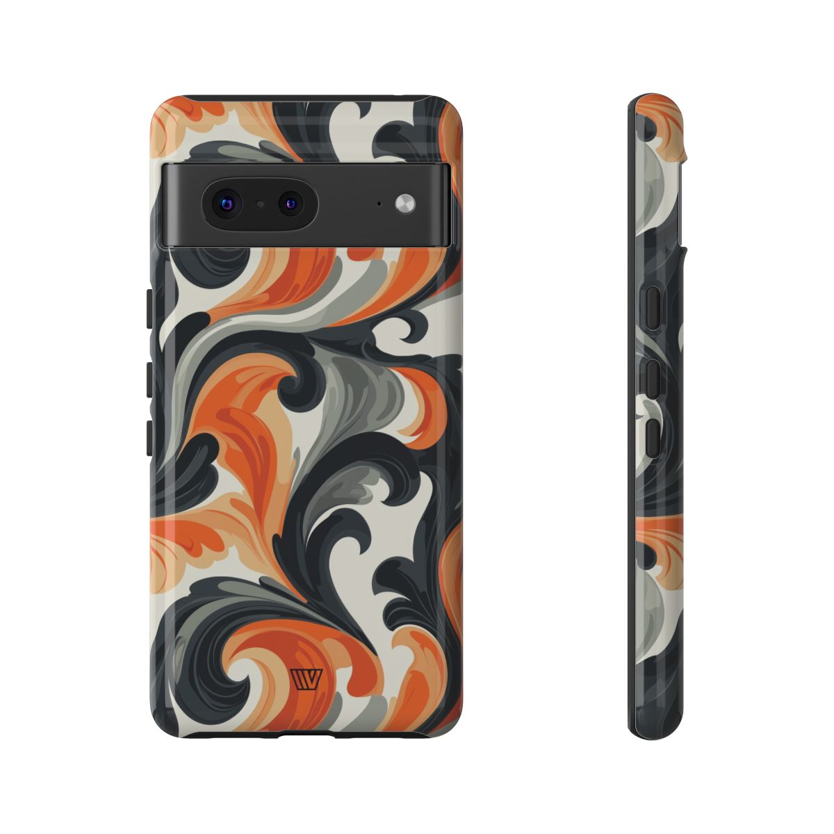 Tough Phone Case Baroque Swirl Polycarbonate Shell Trovvve