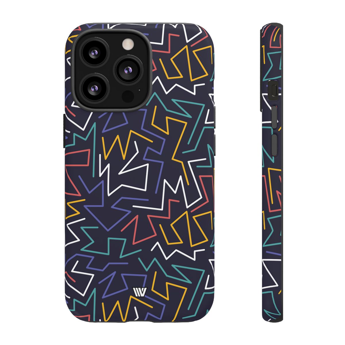 Tough Impact Resistant Phone Case ZIGZAG NIGHT