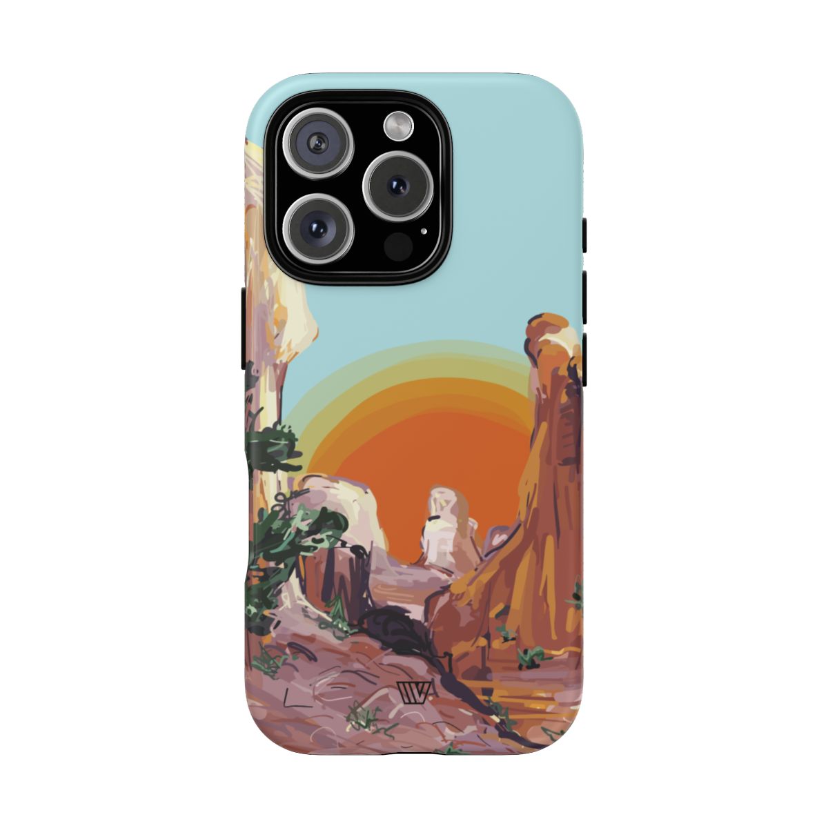 Tough Phone Case 8ft Drop Tested DESERT SUNRISE TROVVVE X EARTH FORMATIONS