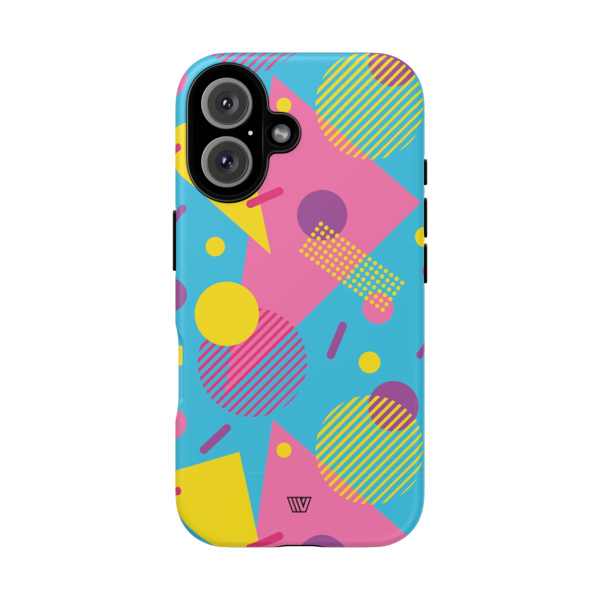 Retro Pattern Light Blue Tough Phone Case