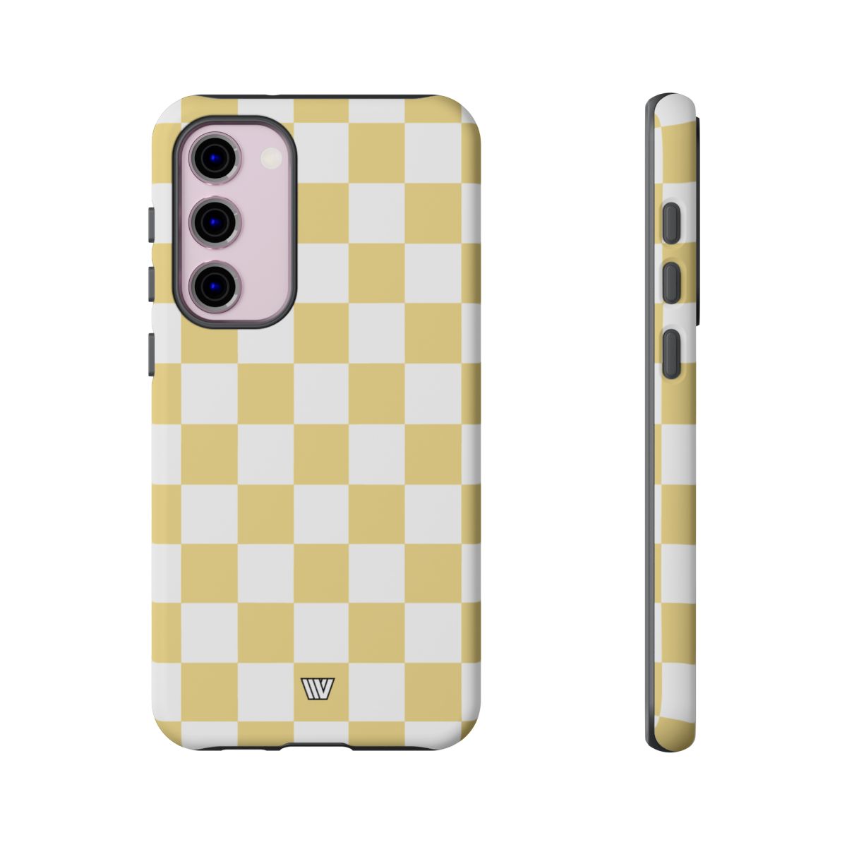 Banana Yellow Checkerboard Tough Phone Case