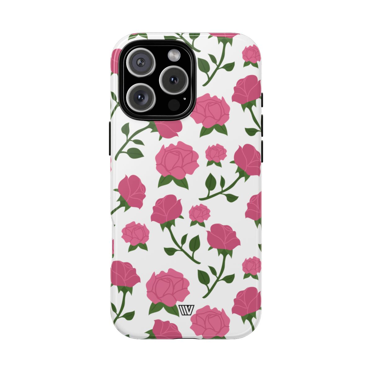 Pink Roses Tough Phone Case Dual-Layer Protective Trovvve