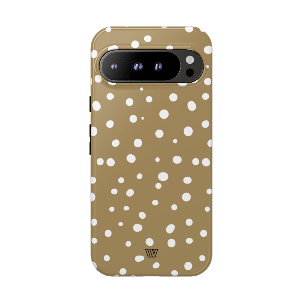 Dark Beige Dots Tough Phone Case