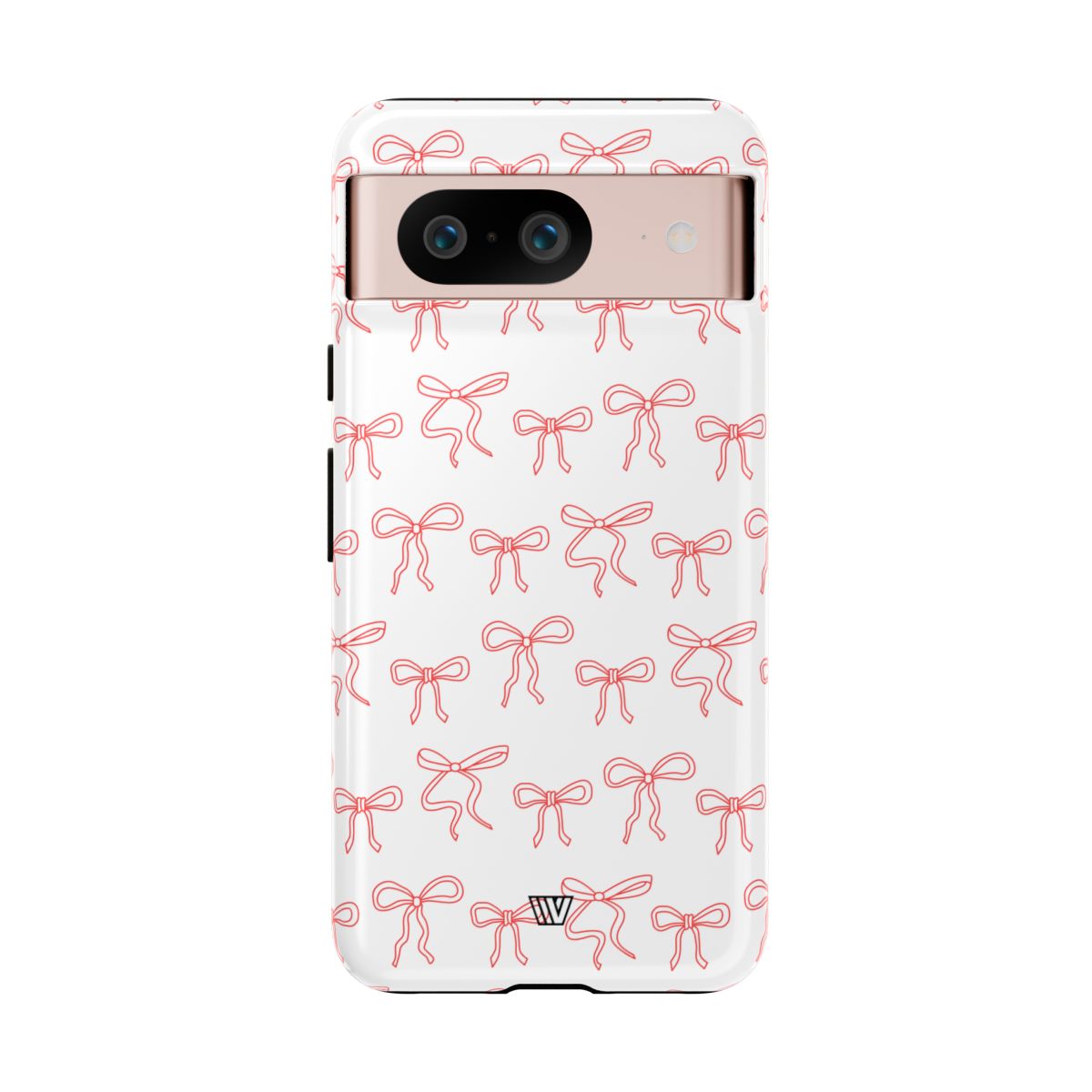 Red Ribbon Tough Phone Case Dual-Layer Impact Resistant Trovvve