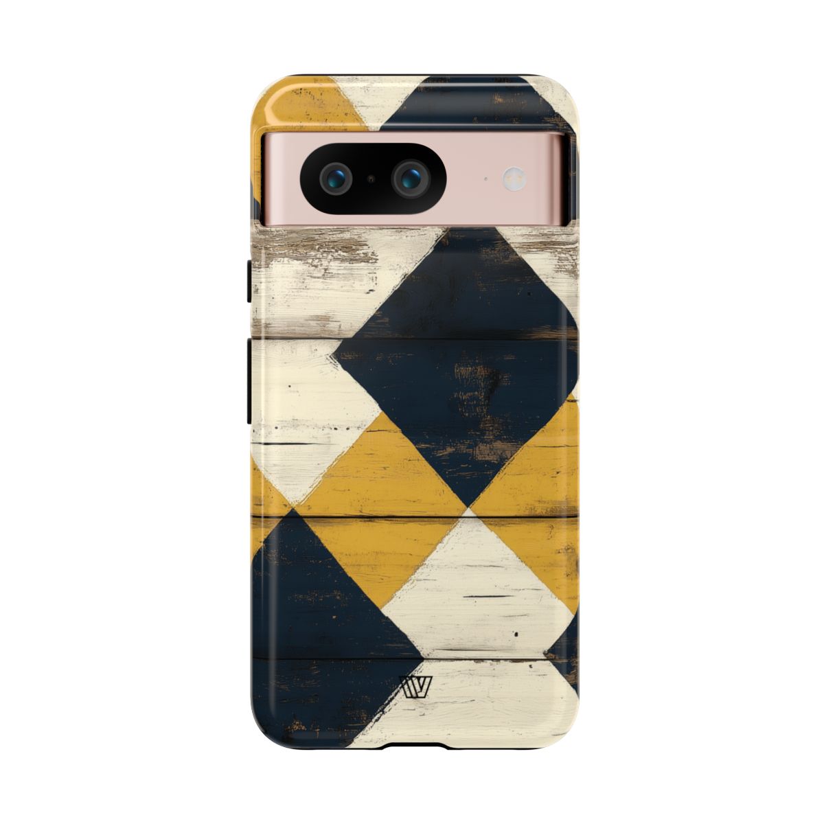Tough Phone Case Dual-Layer Protection Farmhouse Wood