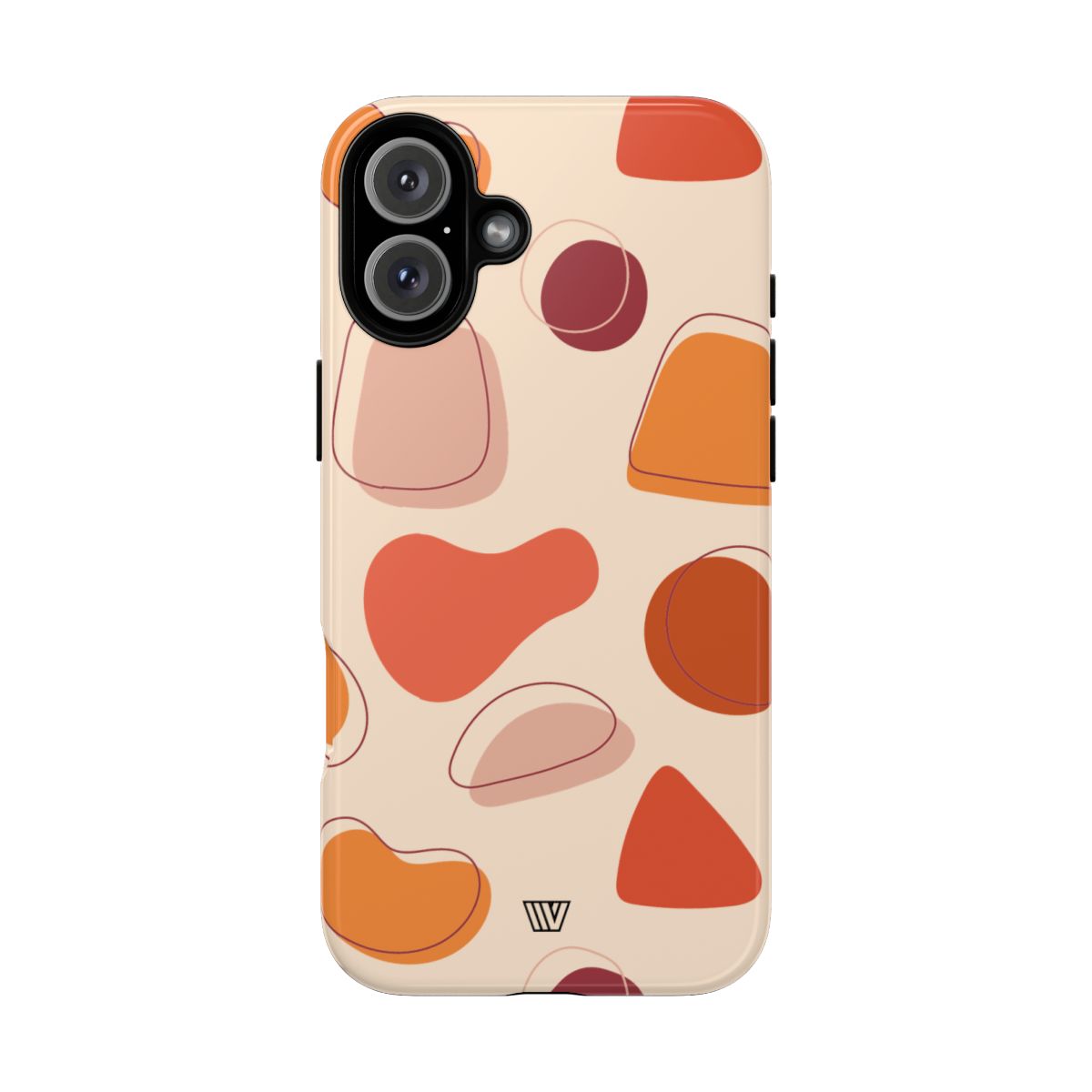 Tough Impact-Resistant Phone Case with Dual Layer WARM SHAPES