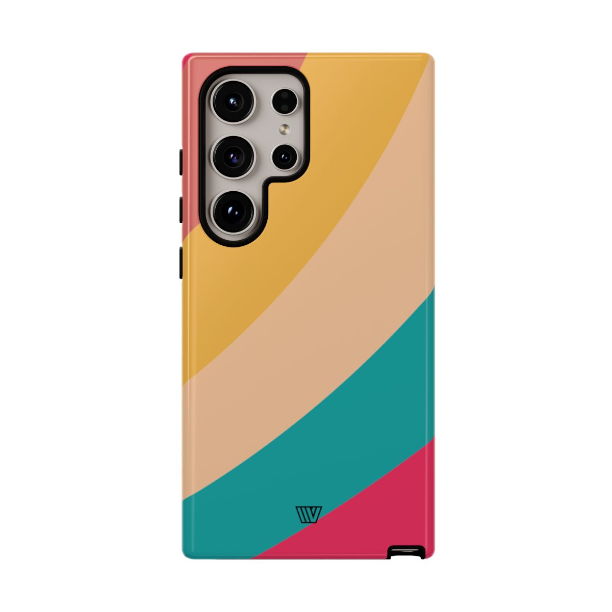 Rainbow Tough Phone Case Durable Impact-Resistant Shell SUMMER BY THE SEA