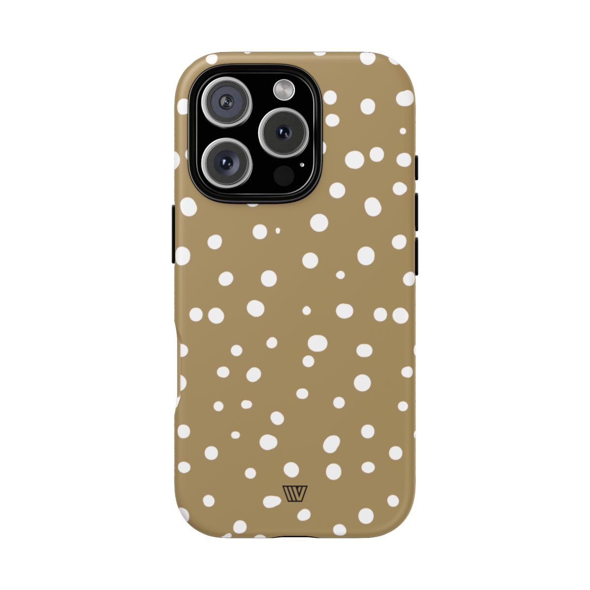 Dark Beige Dots Tough Phone Case