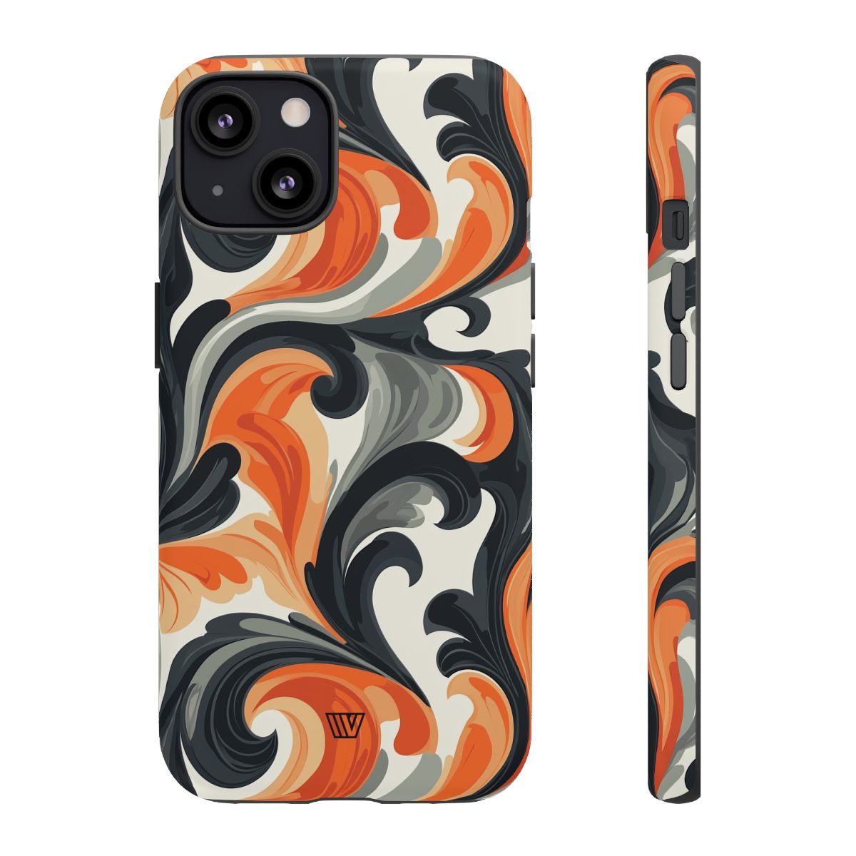 Tough Phone Case Baroque Swirl Polycarbonate Shell Trovvve