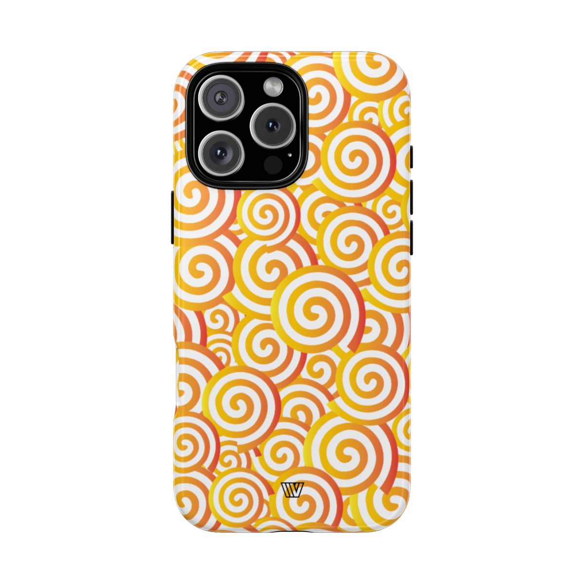 Abstract Spiral Orange Tough Phone Case