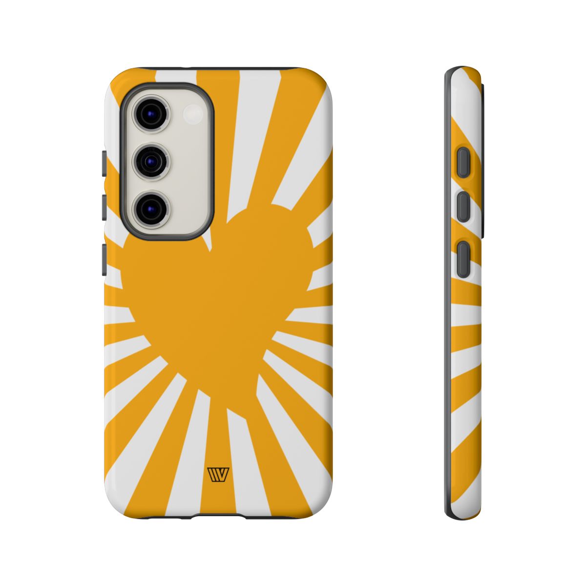 Heart Sun Rays Tough Phone Case with Impact Resistance