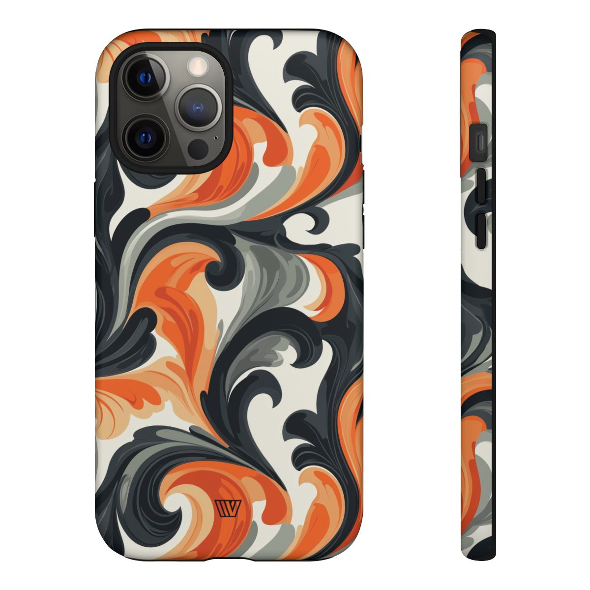 Tough Phone Case Baroque Swirl Polycarbonate Shell Trovvve