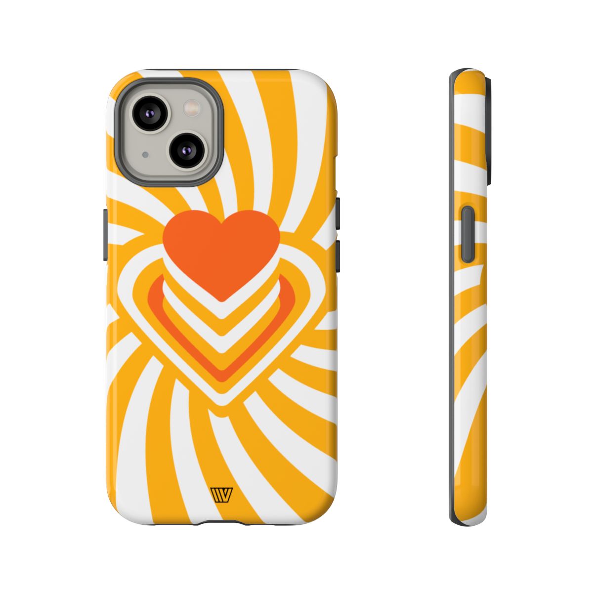 Tough Impact-Resistant Phone Case HEART RAY STACK
