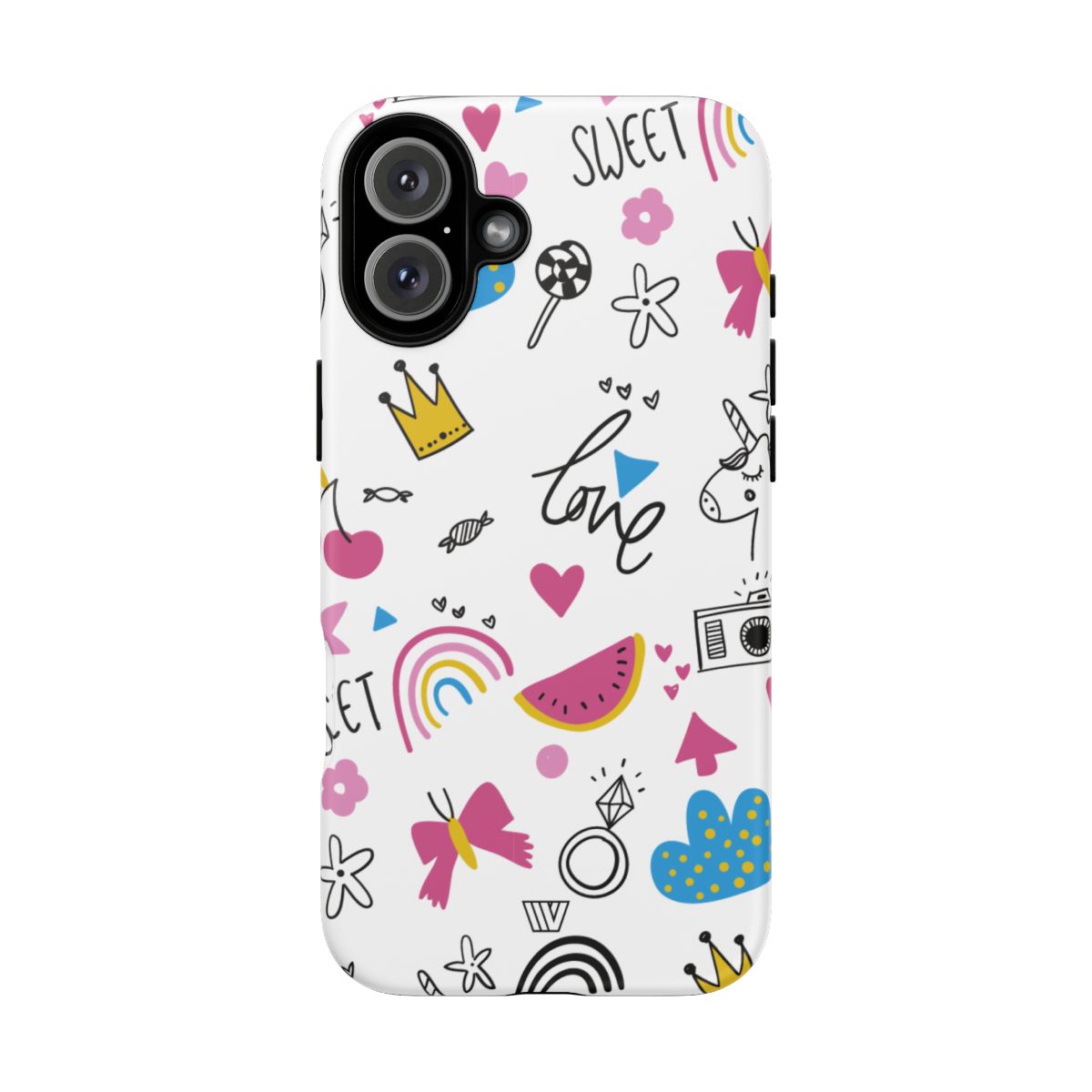 Tough Impact Resistant Phone Case SWEET LOVE