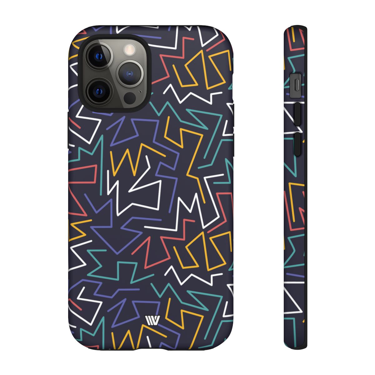 Tough Impact Resistant Phone Case ZIGZAG NIGHT