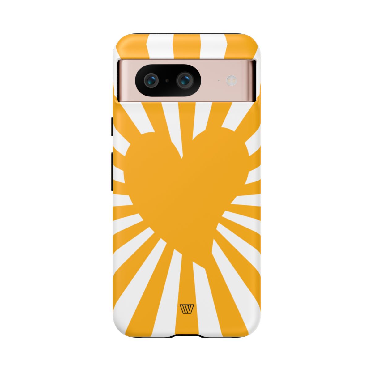 Heart Sun Rays Tough Phone Case with Impact Resistance