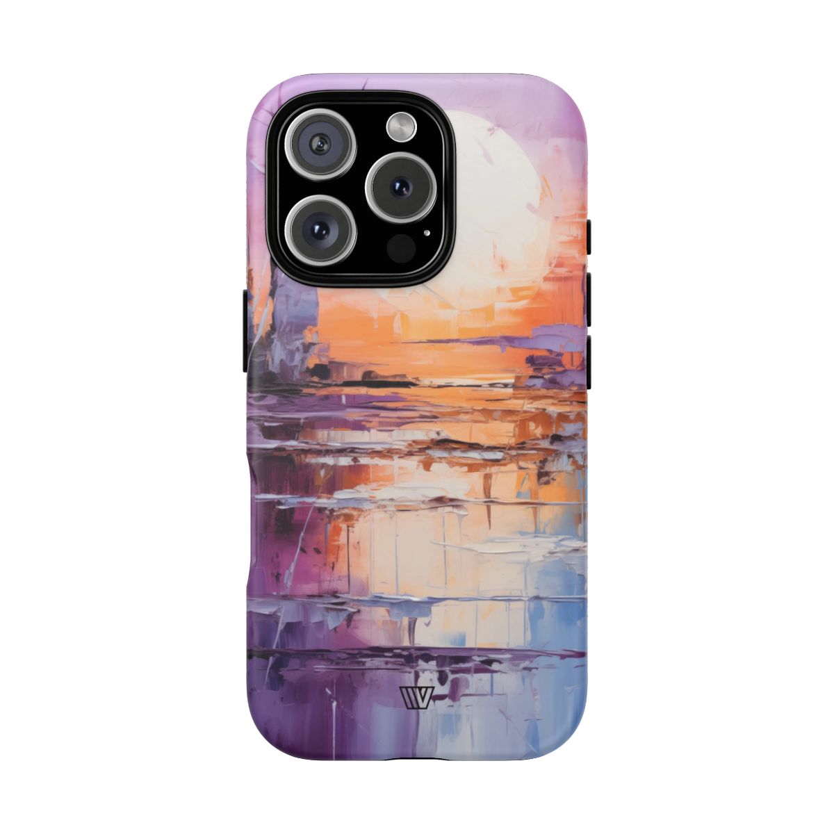 Acrylic Sunset Tough Phone Case Dual-Layer Protection