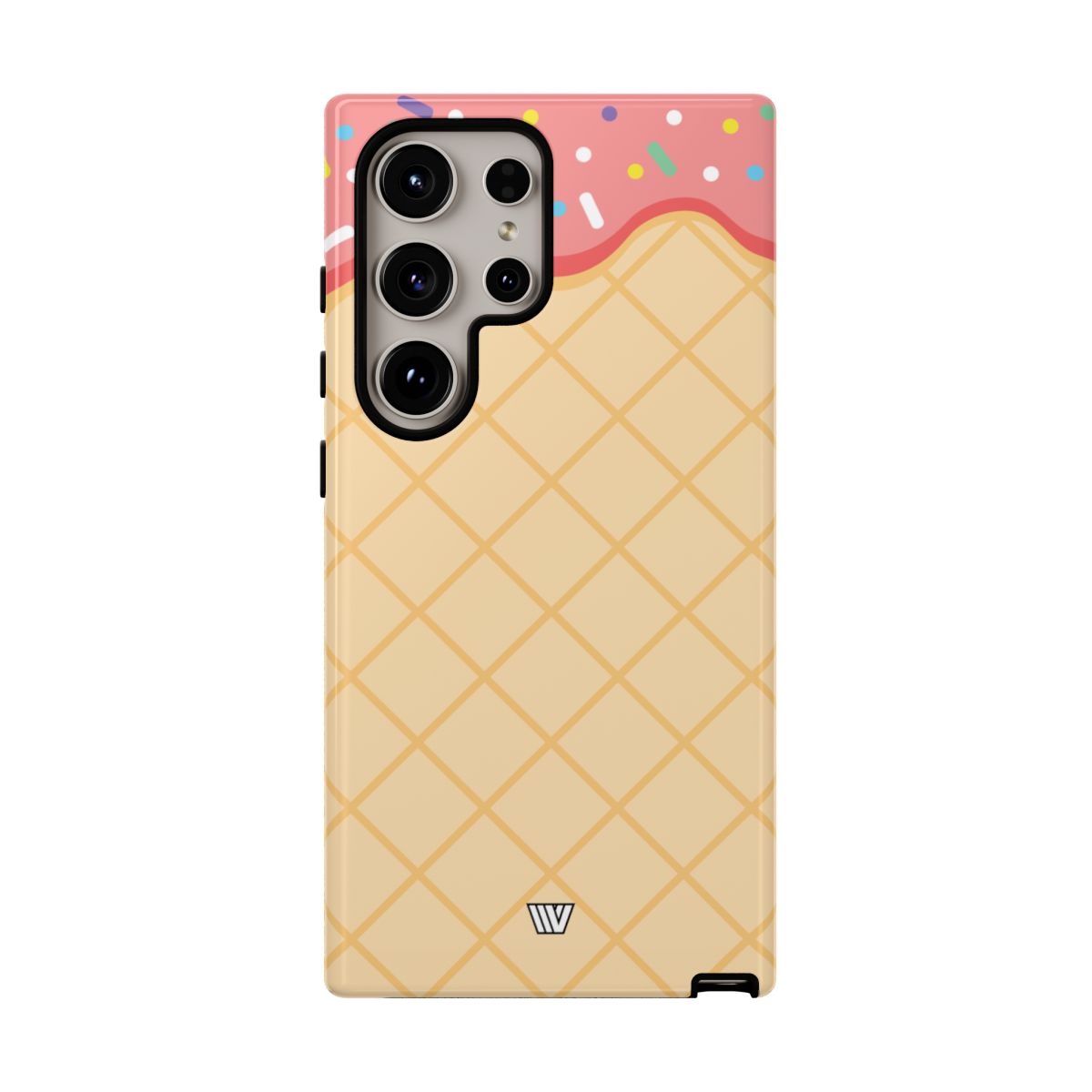Ice Cream Cone Tough Phone Case Dual-Layer Protection
