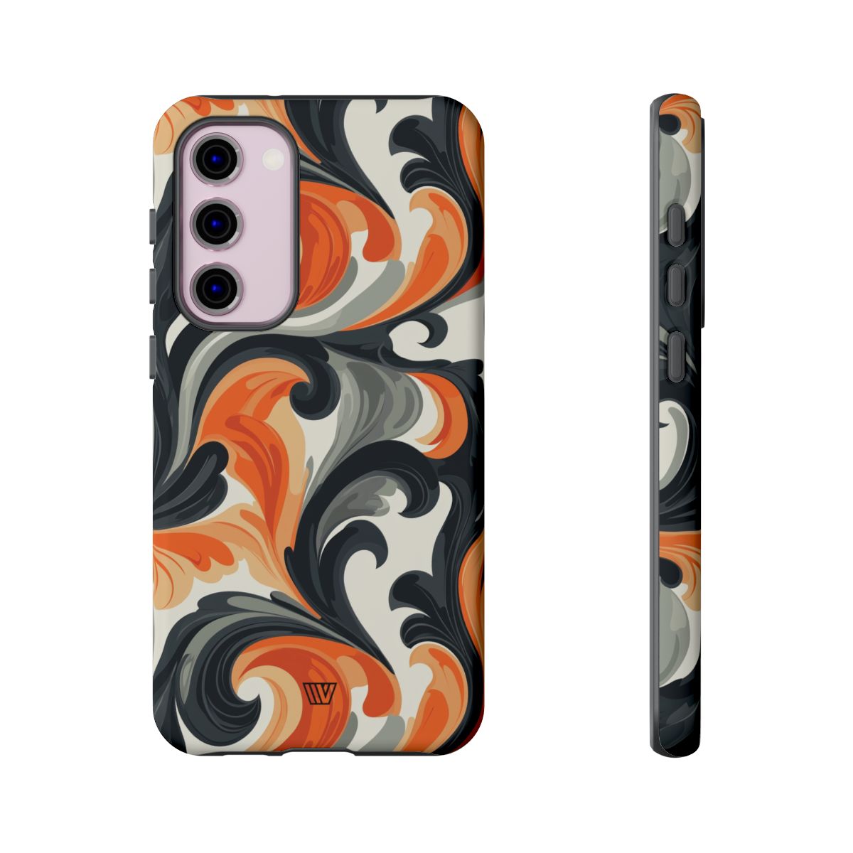 Tough Phone Case Baroque Swirl Polycarbonate Shell Trovvve