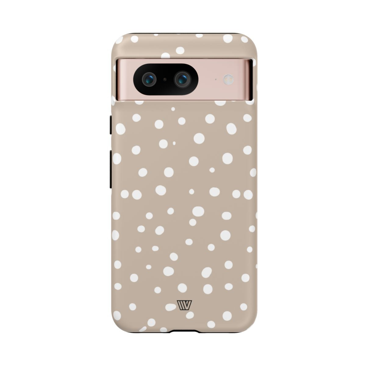 Beige Dots Tough Phone Case Dual-Layer Protective Shell Trovvve