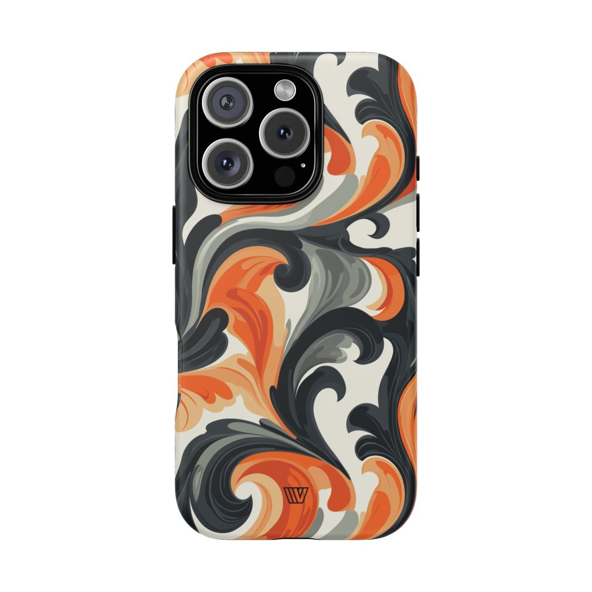 Tough Phone Case Baroque Swirl Polycarbonate Shell Trovvve