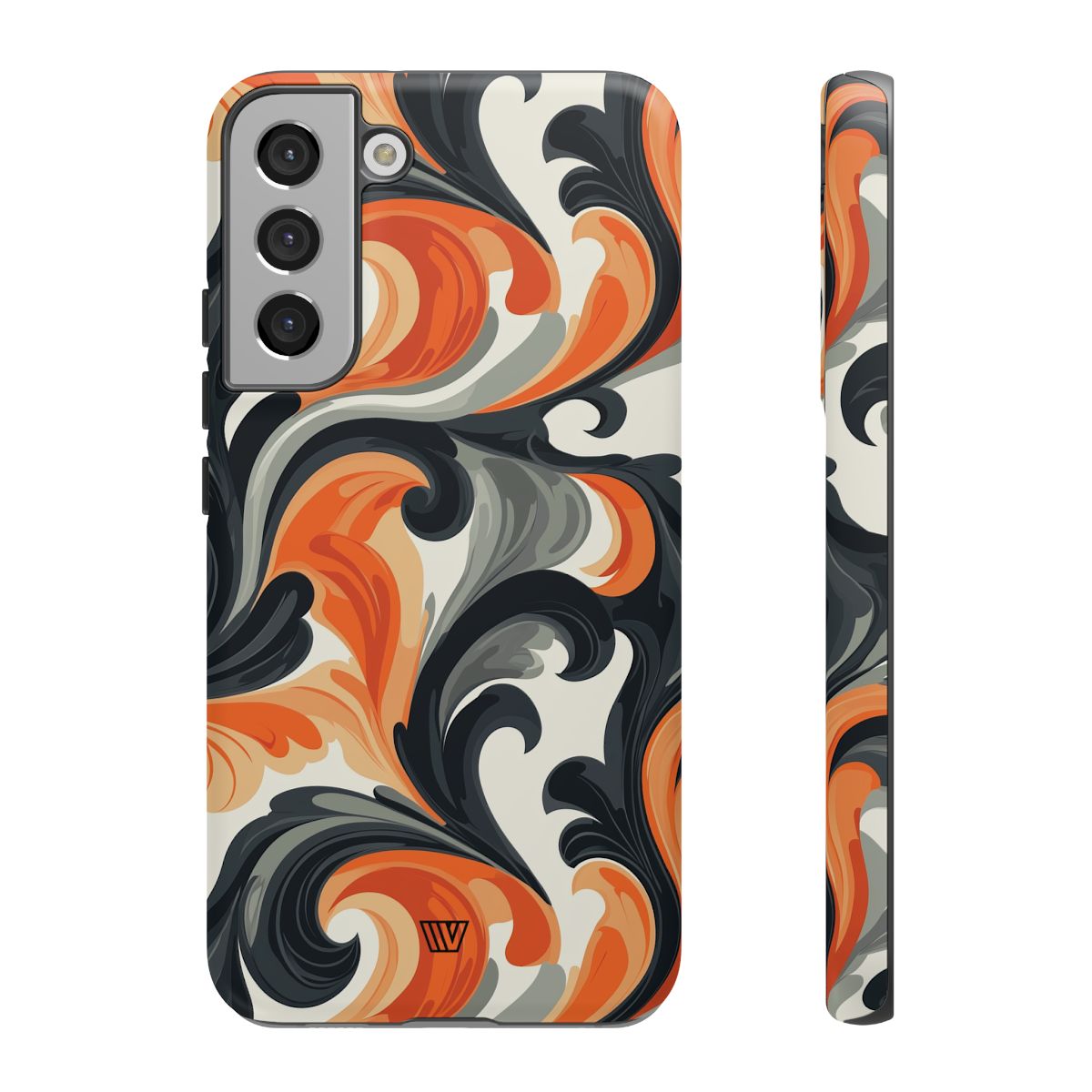 Tough Phone Case Baroque Swirl Polycarbonate Shell Trovvve