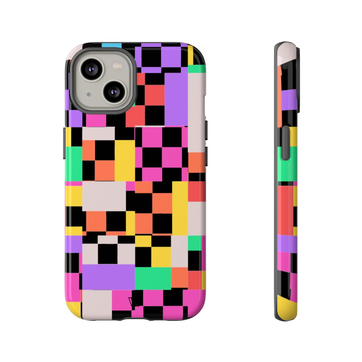 Mashed Up Checkerboard Tough Phone Case