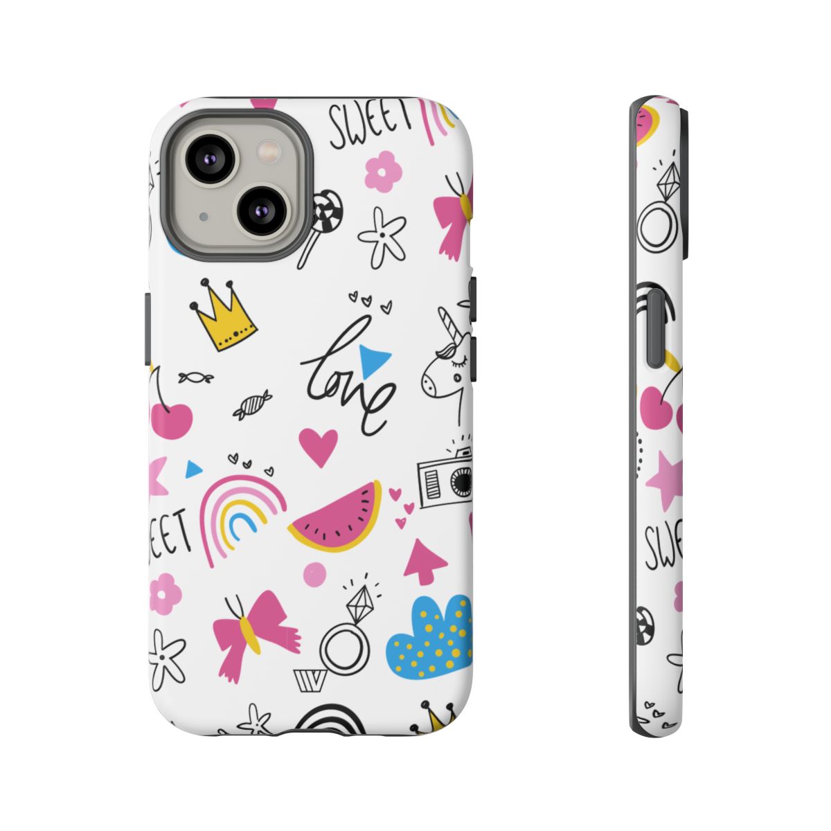 Tough Impact Resistant Phone Case SWEET LOVE