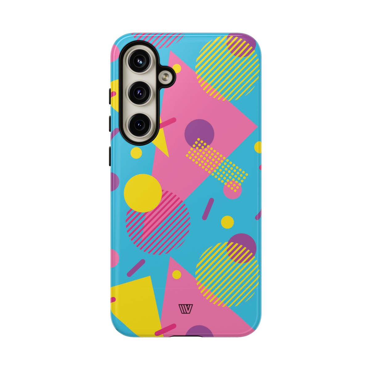 Retro Pattern Light Blue Tough Phone Case