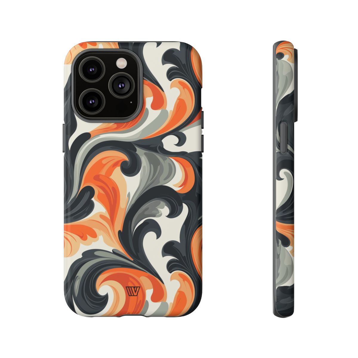 Tough Phone Case Baroque Swirl Polycarbonate Shell Trovvve