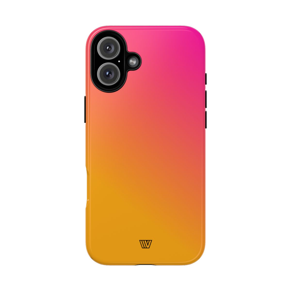 Hot Pink Orange Tough Phone Case