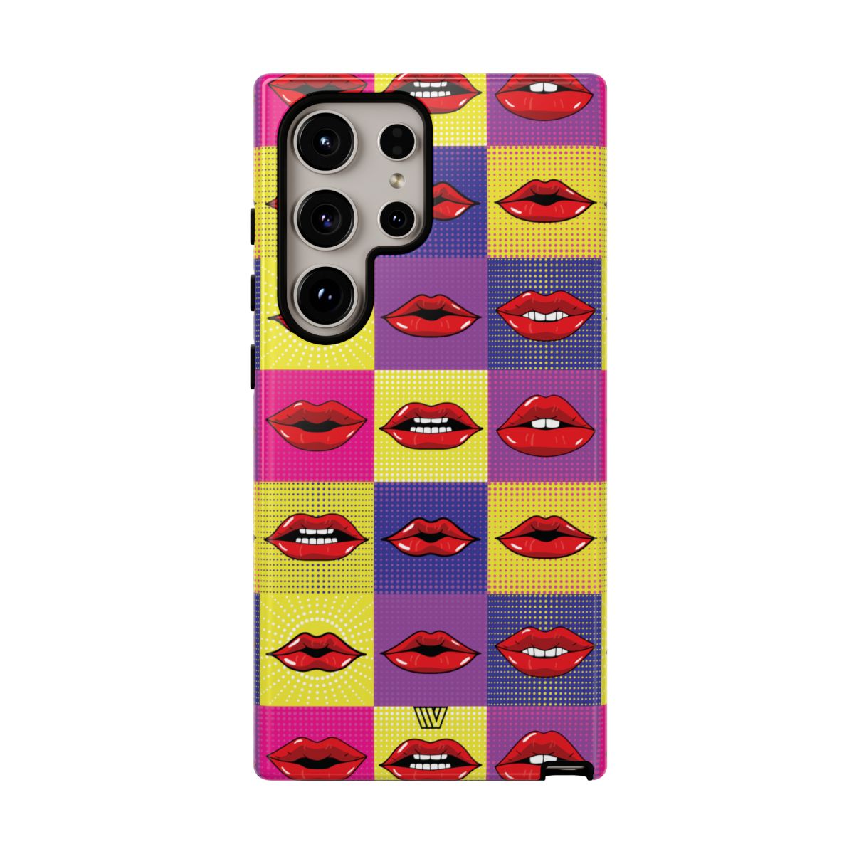 Tough Phone Case Dual-layer Protection POP ART LIPS