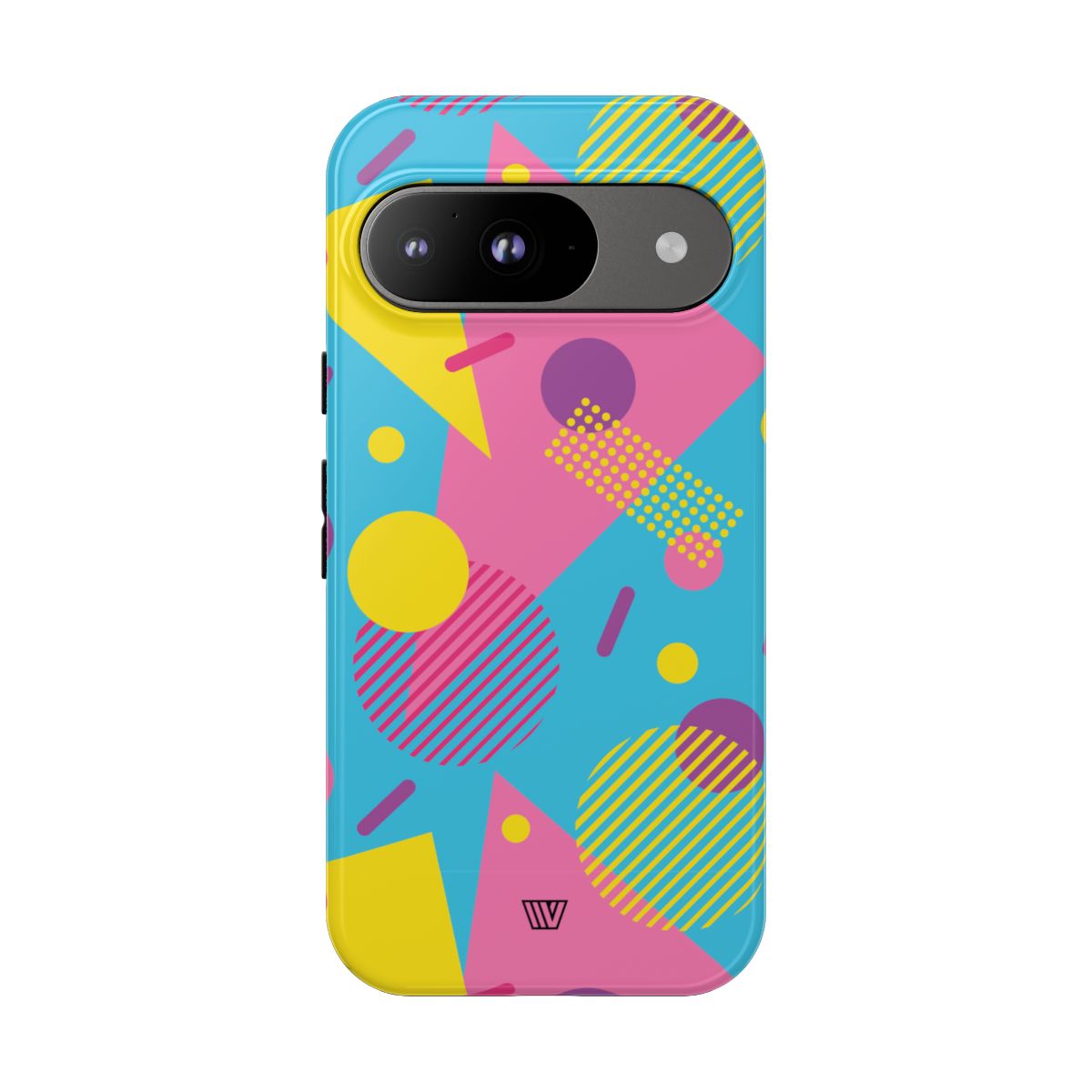 Retro Pattern Light Blue Tough Phone Case