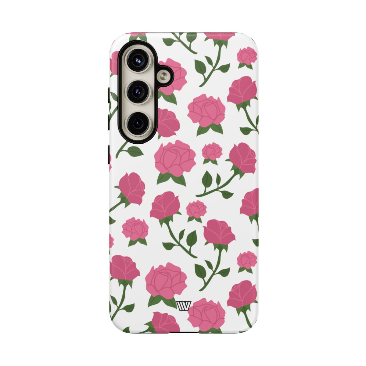 Pink Roses Tough Phone Case Dual-Layer Protective Trovvve