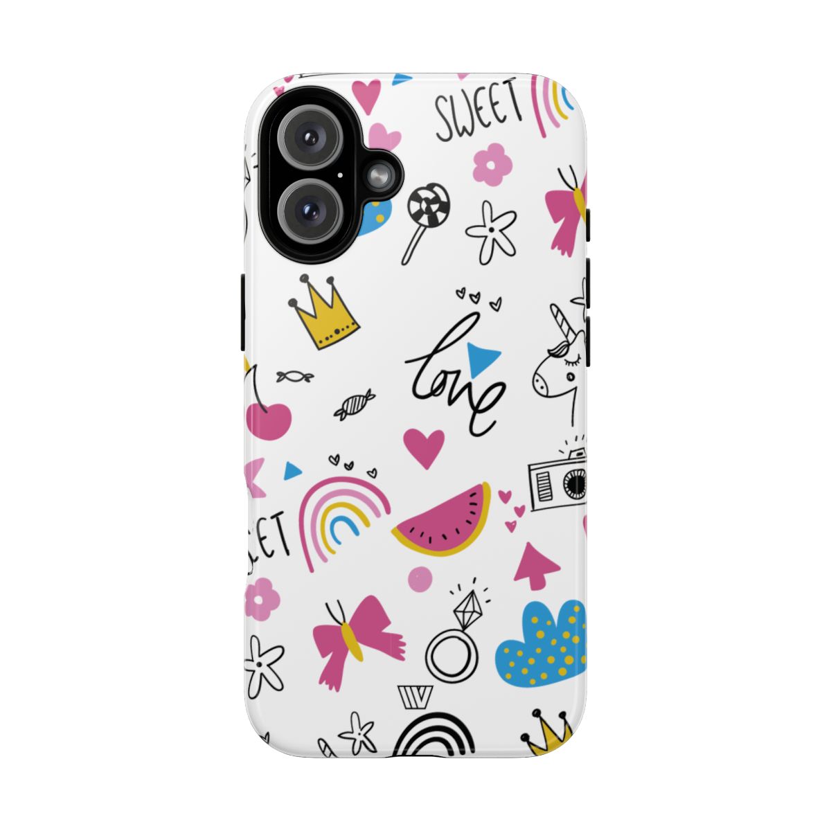 Tough Impact Resistant Phone Case SWEET LOVE