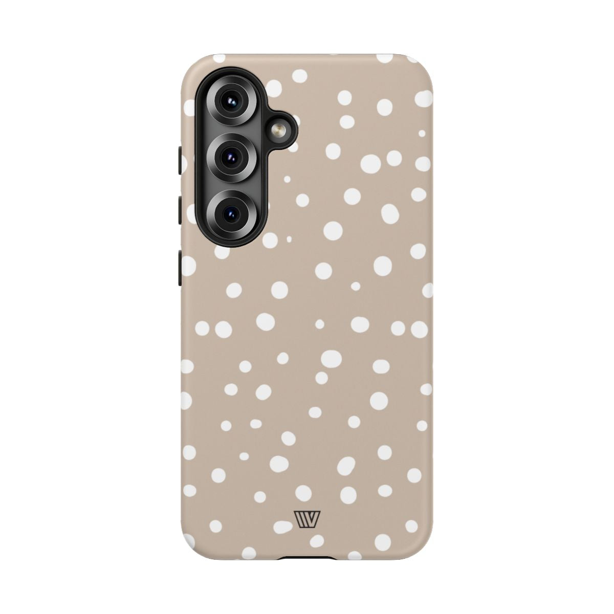 Beige Dots Tough Phone Case Dual-Layer Protective Shell Trovvve